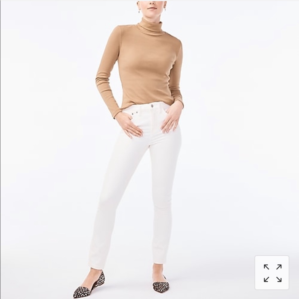 J. Crew 10” highest rise skinny jeans white 29